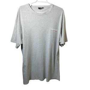 Balenciaga Political Campaign Logo T-Shirt Grey Heather Short Sleeve Tee